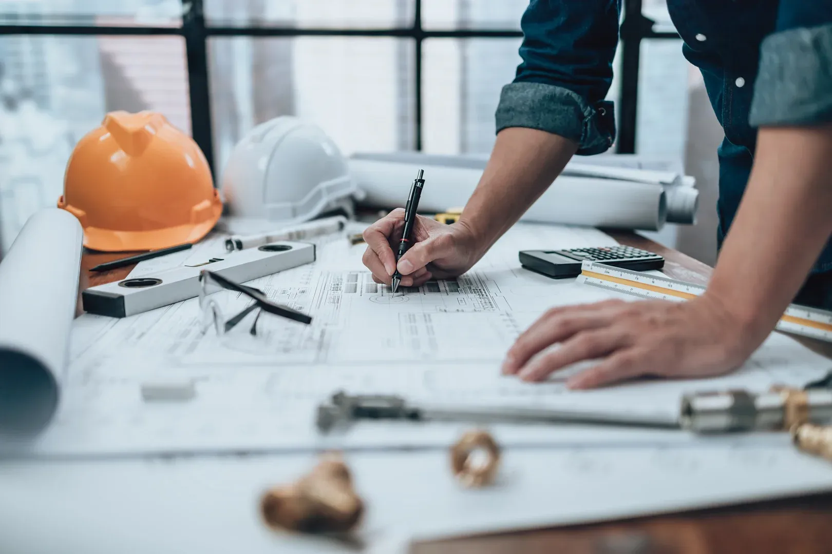 Construction observation at RJM Development